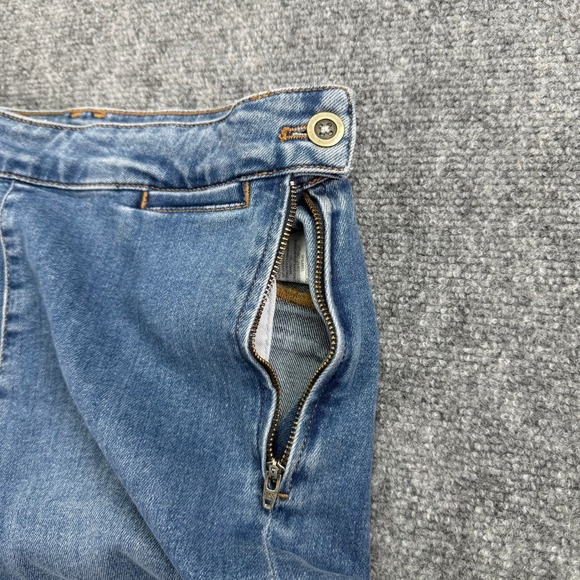 Pilcro Jeans Women 28 (27x26) The Skipper Side Zip High Rise Crop Wide Leg Phila - Picture 5 of 16